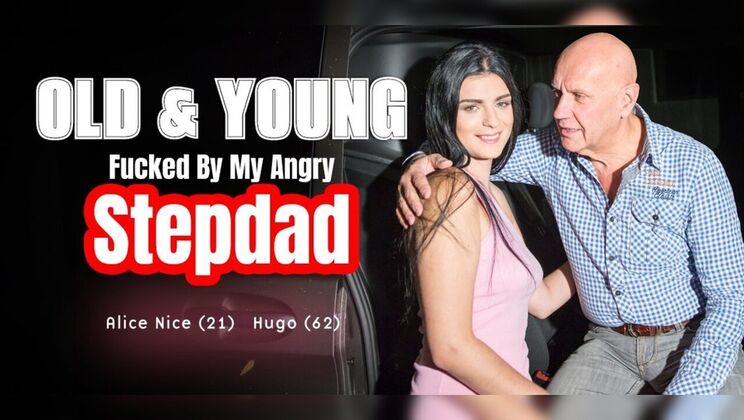 Lucky Old Man Gets Teen Blowjob and Pussy Licking