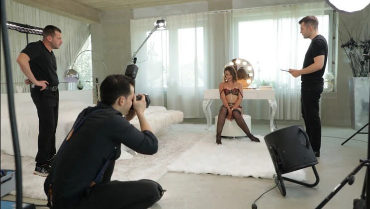 Desire Trapped: A Lingerie Foursome with Condoms